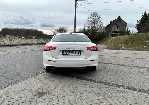 Maserati Ghibli cena 149998 przebieg: 61957, rok produkcji 2018 z Częstochowa małe 407